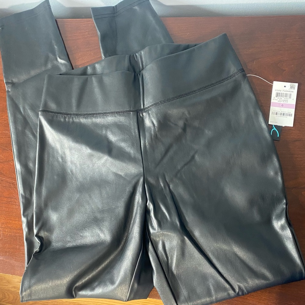 INC a international Concepts faux-leather leggings